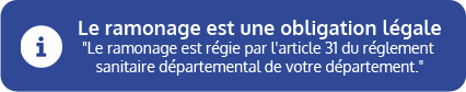 Le ramonage est une obligation légale